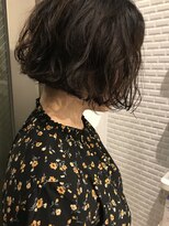 ビビト(bibito) bibito 切りっぱなしデジタルパーマボブ 無造作スパイラル