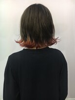 ラパンセヴェール(LA PENSEE VERT)&nbsp;【LA PENSEE】裾だけシエナオレンジカラー