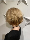 ワンブリーチ+ハイトーンベージュ