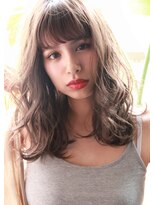 グレージュ/デジタルパーマ/ゆるふわ/小顔/透明感/高柳