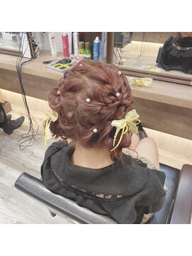 ヘアセット アリエス 新宿駅前店(aries) もこもこツイン団子