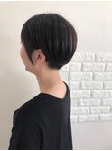 ショートボブ×襟足刈り上げ