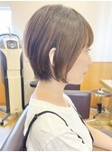 横顔まで綺麗になれるショートボブ