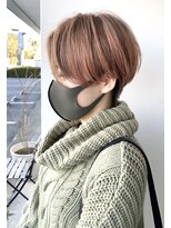 エルエスヘアー(LS HAIR)&nbsp;【片山陽基】ブリーチありアンブレラ×色っぽショート女子