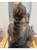 ヘアアレンジ【編みおろし】