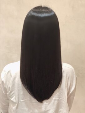 キュア 表参道(CURE) 黒髪/グレージュカラー/ココアベージュ/ヘルシーロング[表参道]