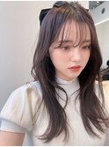 ラベンダーグレージュ_大人ガーリーチョコレートモード