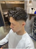 メンズフェードショートスタイル