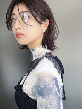 ラウンジ モリオ イケブクロ(Lounge MORIO Ikebukuro) 【morio池袋】ヴァイオレットカラーウルフレイヤーボブカット♪