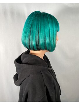 トリットフューアトリット(Hair & Make studio Tritt fur Tritt) Bob/Turquoise