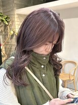 ヲタク(wotaku.)&nbsp;ラベンダーグレージュくすみカラーダブルカラーブリーチカラー