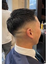 フランクスバーバーリザーブ 人形町店(FRANK’S BARBER RESERVE)&nbsp;ミドルスキンフェードスタイルH