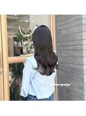 透明感たっぷりグレージュカラー