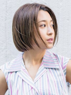 ピズム(PISM) 前髪なしショート/ボブショート/ショコラアッシュ/モード