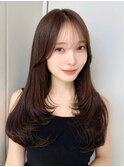 韓国風前髪×レイヤーカット【新宿/前髪/レイヤーカット】