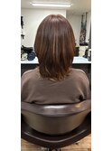 レイヤーカット、インナーカラー