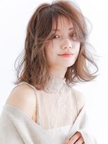 ニューヨークニューヨーク 寝屋川店(NYNY)&nbsp;透明感ブリーチなしダブルイルミナカラーミディアムレイヤーボブ