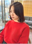 【BEER 山崎雄太朗】韓国風バング×ワンカール×ストカールボブ