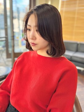 ビール 今泉店(BEER) 【BEER 山崎雄太朗】韓国風バング×ワンカール×ストカールボブ