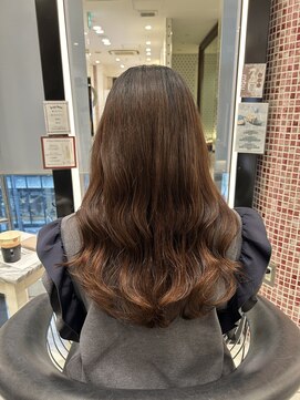 アピッシュ ギンザ(apish ginza) コテ巻き風パーマ/コテ巻きパーマ/ロングパーマ/前髪パーマ