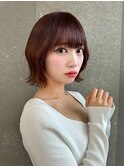 ☆ハッシュボブ× 韓国巻き×ナチュラルブラウン× クラゲヘアー