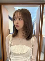 ハオ(hao)&nbsp;【hao渋谷】ワンカールレイヤースタイル × ヘーゼルベージュ