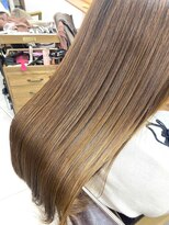 ランプ(Lamp) くびレイヤーグレーベージュニュアンスカラー白髪染め白髪ぼかし