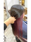 インナーカラーロングスタイル