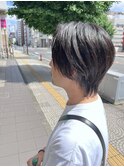 メンズナチュラルセンターパート