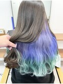 白髪ぼかしにも◎バレイヤージュカラー ビフォアー＆アフター
