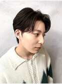 毛流れフェザーパーマ