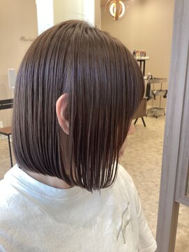 フランヘア 新宮店(Flan hair) 酸性ストレート×グロスカラーで大人可愛いを!!