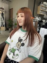 タタ(tata)&nbsp;オレンジブラウン×顔周りレイヤー