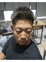 メッツ 原宿(METS) MEN'S/ハイライト×アップバングショート/短髪/スキンフェード