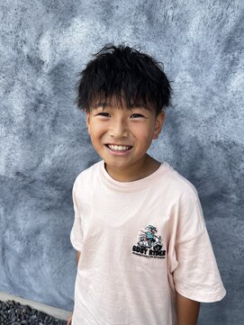 ティック 福井鯖江店(tic.) キッズカット×キッズパーマ×ツイストスパイラル