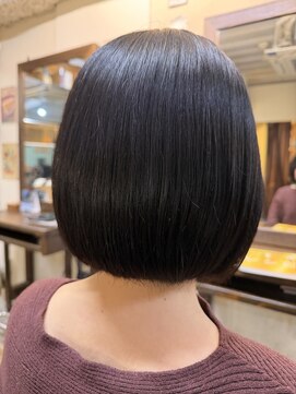 オンスター(ONSTAR) 黒髪ツヤボブ◎小顔見せ美髪カット20代30代