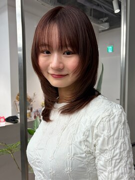 トリッカ シブヤ(TRICCA SHIBUYA) レイヤーボブ/顔周りレイヤー/小顔ヘア/ツヤ髪/髪質改善/渋谷