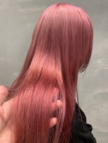 ネウィ 大分中央町店(newi)&nbsp;高発色コーラルピンク艶ストレート