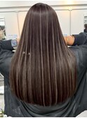 ハイライトバレイヤージュダブルカラーケアブリーチ20代30代