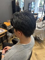 アルター(aL ter)&nbsp;MEN’S HAIR/サーフカール/刈り上げセンターパート/鎌取