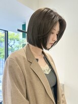 エム(M) 【ブリーチなし】オリーブカラー/ベージュカラー/ボブ