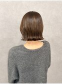 巻いても可愛いタッセルボブ×ココアブラウン