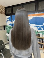 バランス 新宿(balance)&nbsp;☆大人可愛い☆小顔ロング×グレージュ×艶カラー