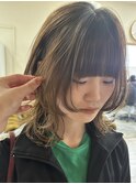 春カラー×レイヤーカット×夏カラー×韓国風くびれミディ