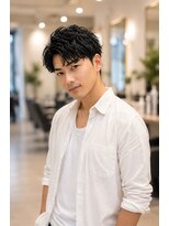 ブリリアント ヘアー ダイヤ(Brilliant Hair Dia)&nbsp;ONもOFFも映える無造作パーマ
