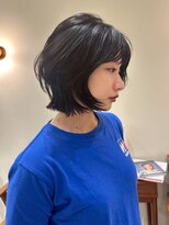 ハーパーズ 渋谷(harpers) アッシュブラックレイヤーボブ
