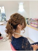 お呼ばれヘアセット &nbsp;パーティーヘアアレンジ