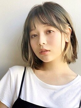 ジラ ヘアアンドメイク(girra HAIR&MAKE)の写真/理想の透明感もダメージレスに◎ケアブリーチを使用し、あなたの"なりたい"を叶えながら"美髪"をキープ★