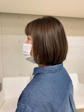 ザナドゥー 上野店(Xanadu) ふんわりカラーの丸みボブ
