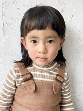 ザヘアメイクシェア(THE -HAIR MAKE SHARE-) 丸バングおしゃまガールヘア
